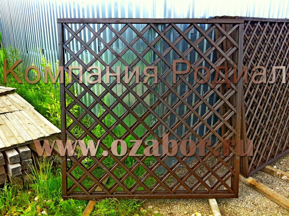 Деревянный забор "Мега"