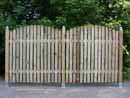 Деревянный забор из штакетника "Вертикаль"